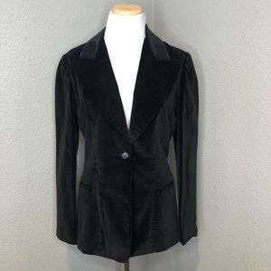 Vintage Neiman Marcus Black Velveteen Blazer